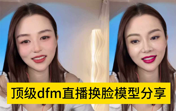 陈数DFM直播模型，真实皮肤质感，非磨皮怪